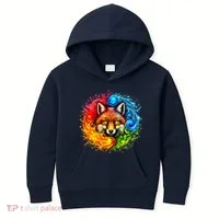 Elemental Seasons Fox Kids Hoodie thumb 0