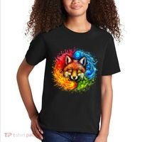 Elemental Seasons Fox Kids T-Shirt thumb 2