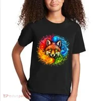 Elemental Seasons Fox Kids T-Shirt thumb 2
