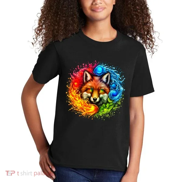 Elemental Seasons Fox Kids T-Shirt