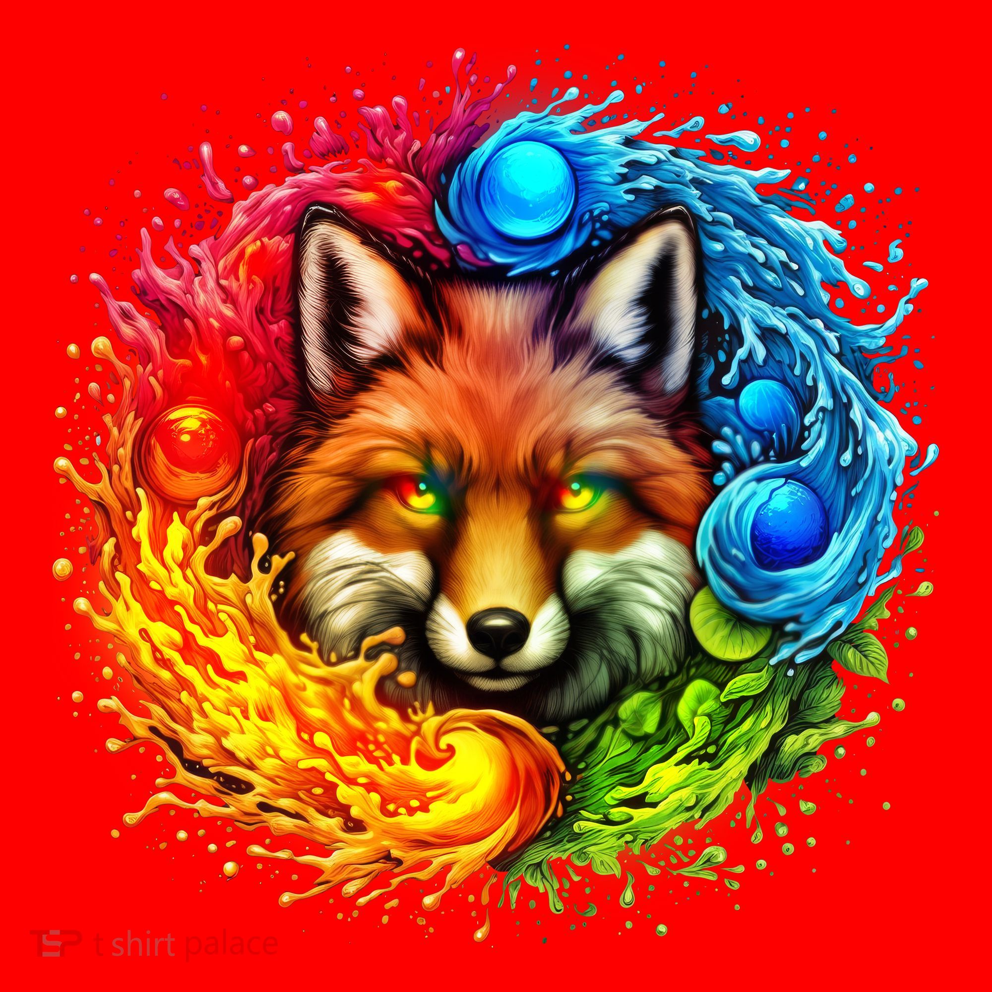 Elemental Seasons Fox Santa Hat