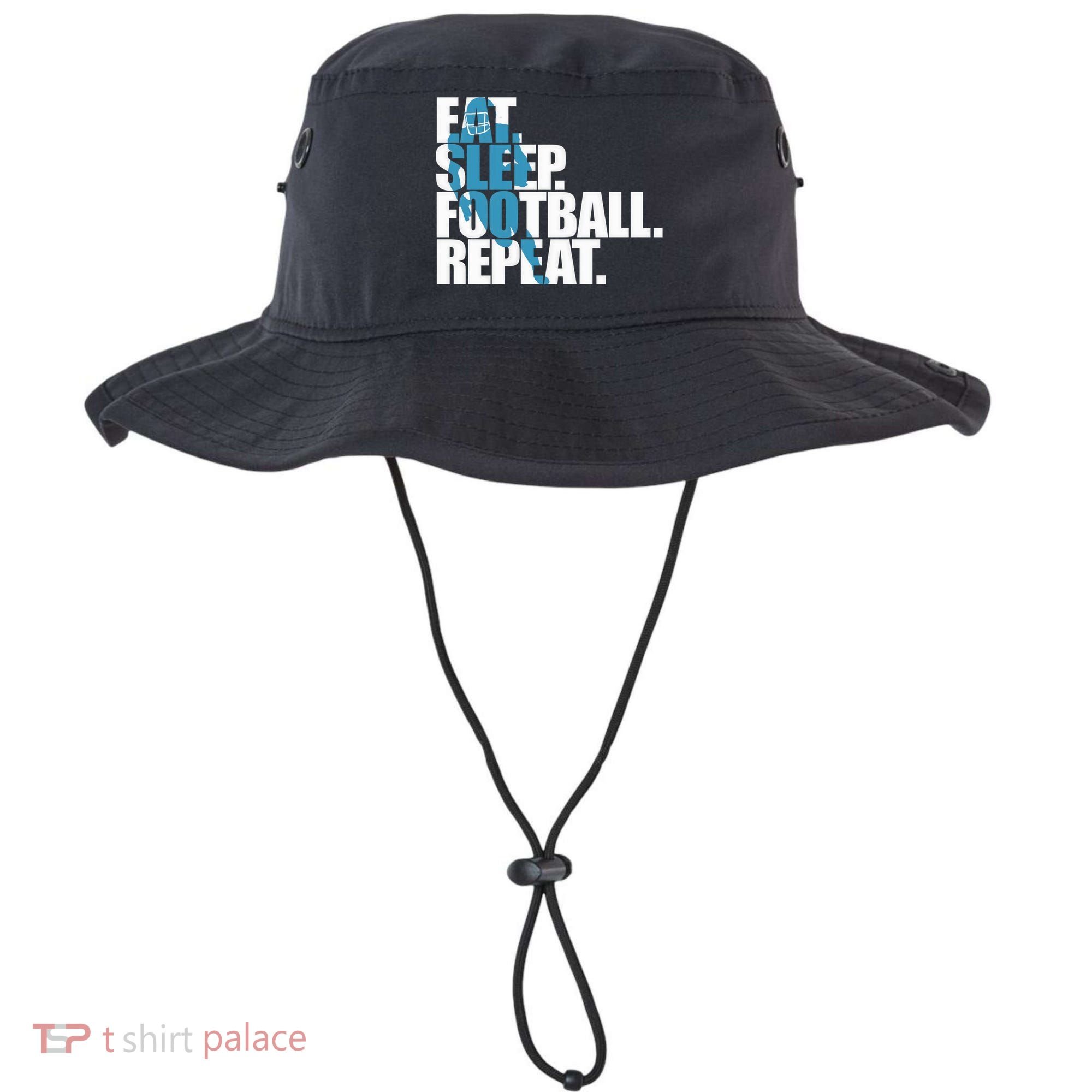 Eat Sleep Football Repeat Sports Gift Bucket Hat