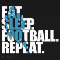 Eat Sleep Football Repeat Sports Gift Women's Hoodie thumb 2