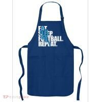 Eat Sleep Football Repeat Sports Gift Apron thumb 0