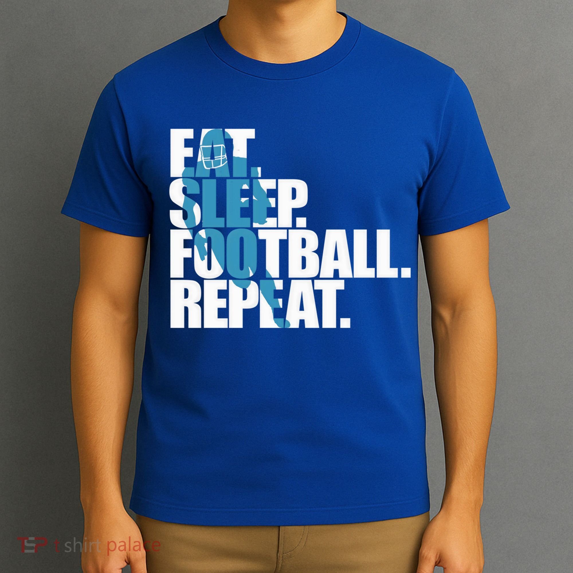 Eat Sleep Football Repeat Sports Gift T-Shirt