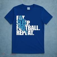 Eat Sleep Football Repeat Sports Gift T-Shirt thumb 5