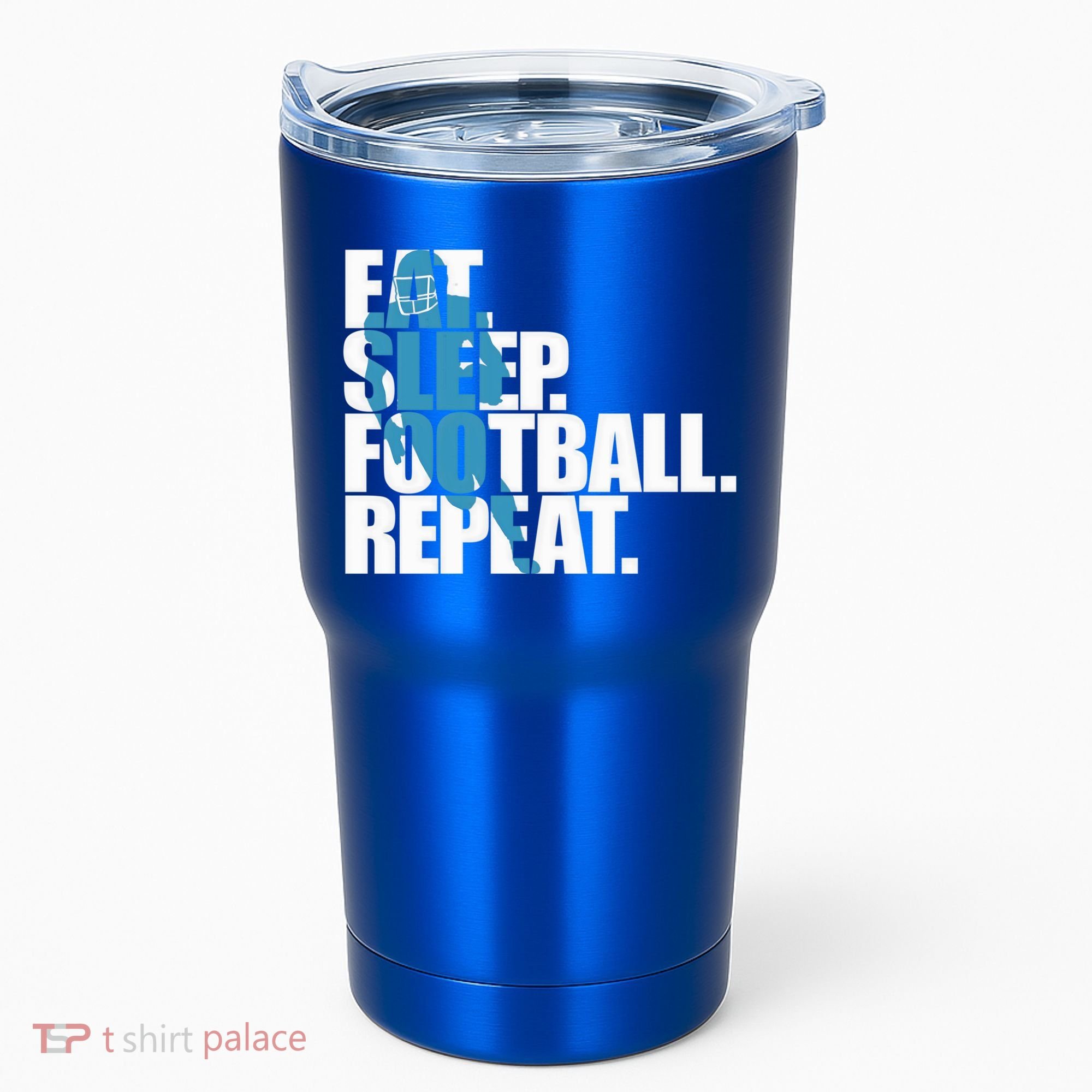 Eat Sleep Football Repeat Sports Gift Tumbler