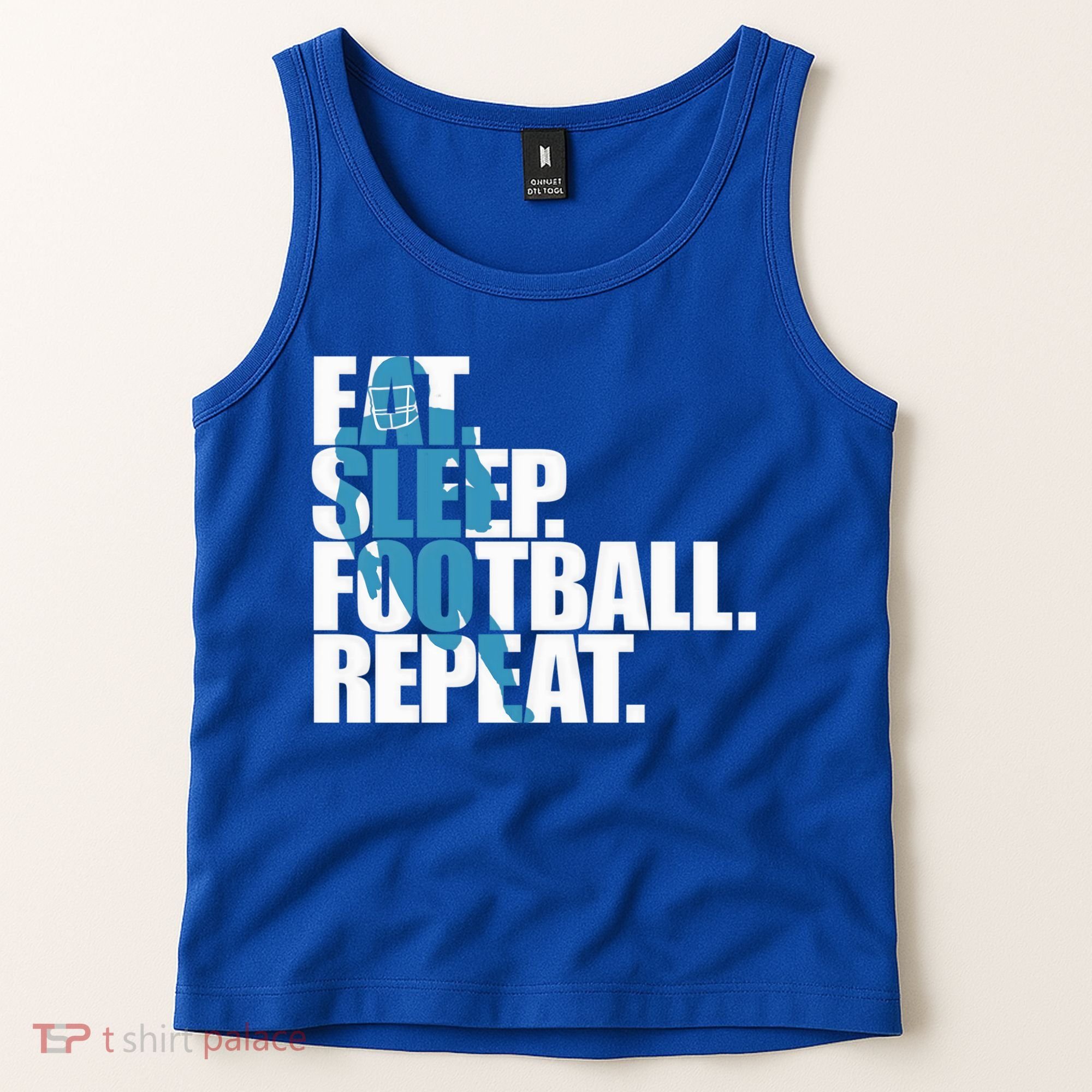 Eat Sleep Football Repeat Sports Gift Tank Top