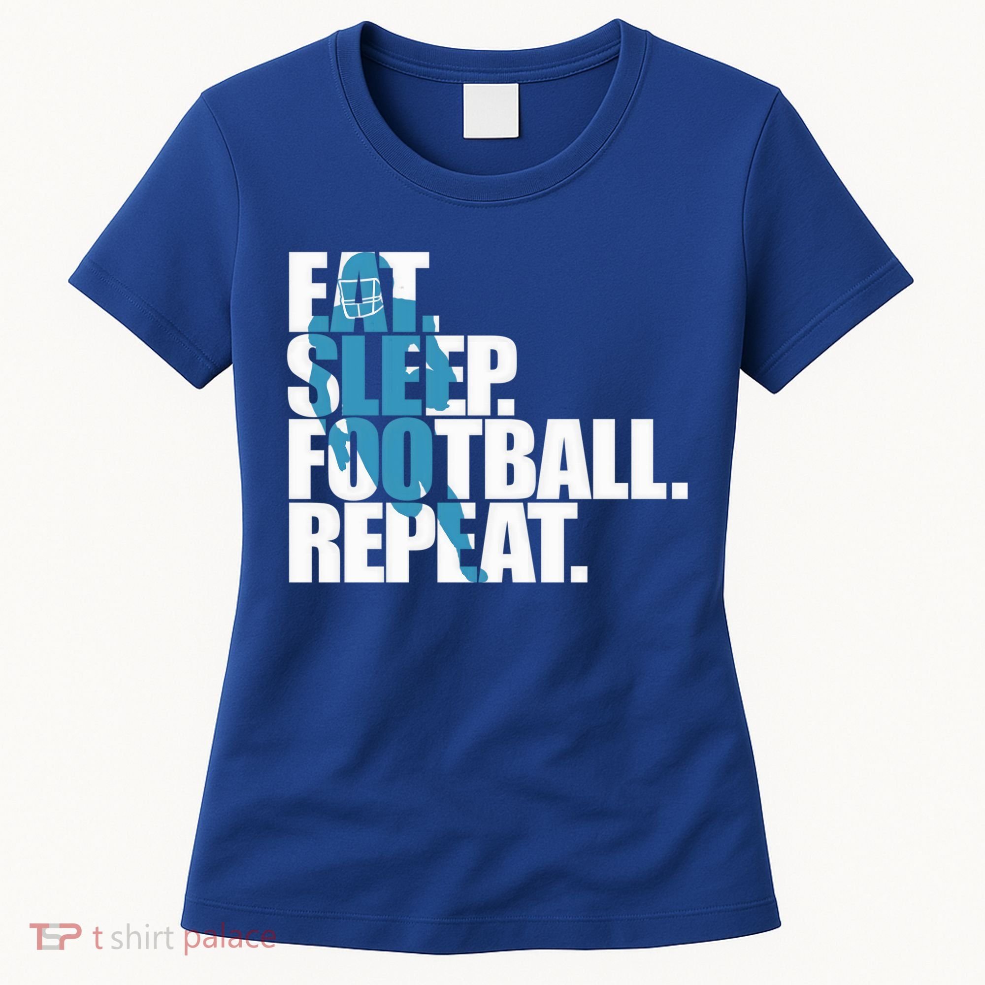 Eat Sleep Football Repeat Sports Gift Women's T-Shirt