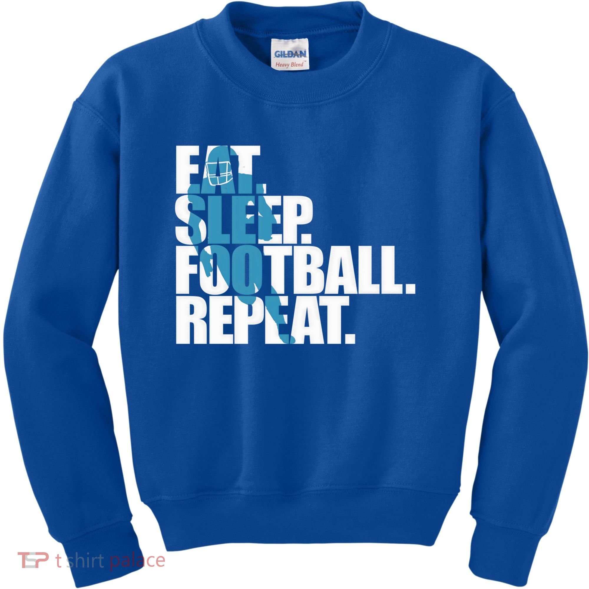 Eat Sleep Football Repeat Sports Gift Kids Sweatshirt