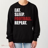 Eat Sleep Football Repeat Gift Women's Sweatshirt thumb 0