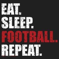 Eat Sleep Football Repeat Gift Beanie thumb 2