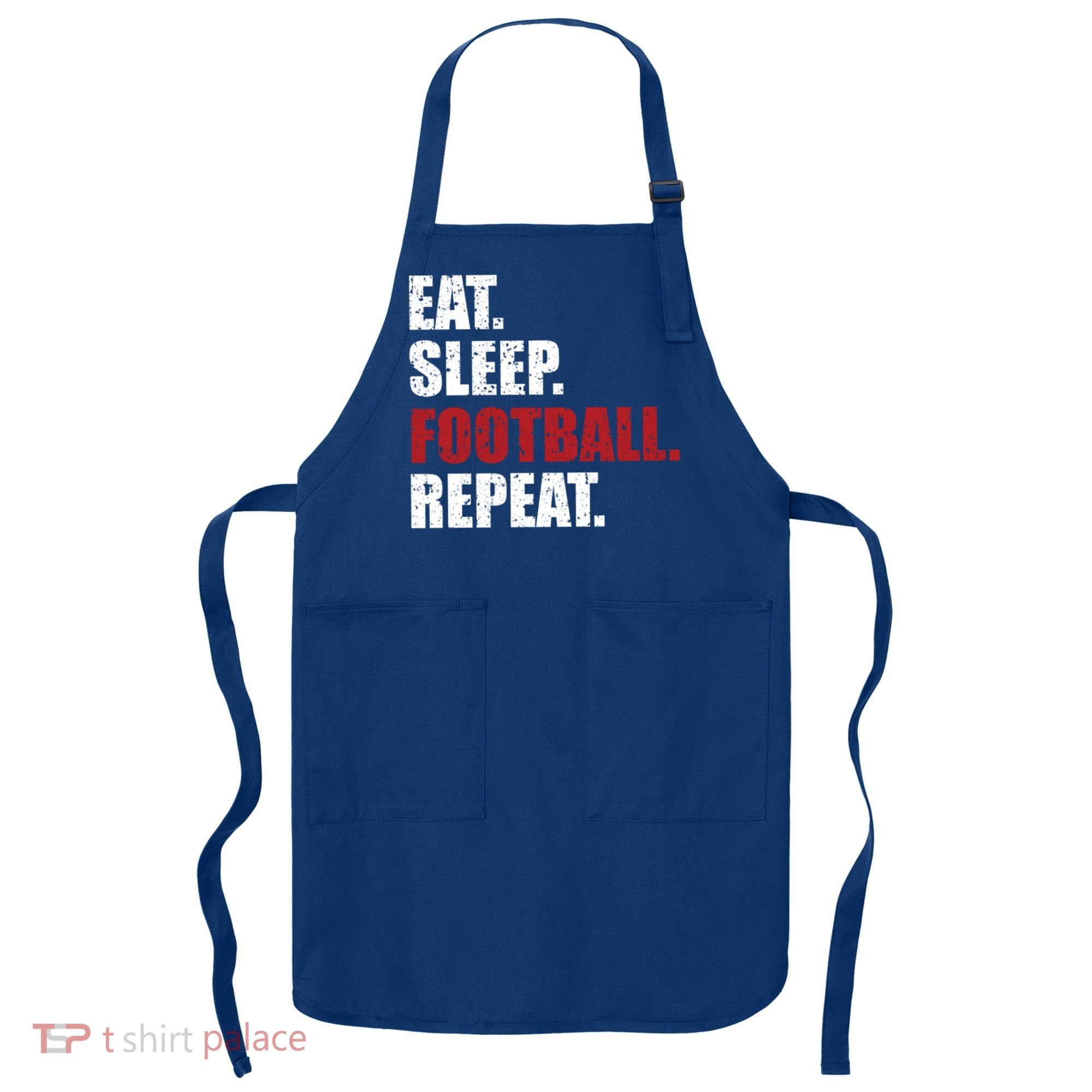 Eat Sleep Football Repeat Gift Apron