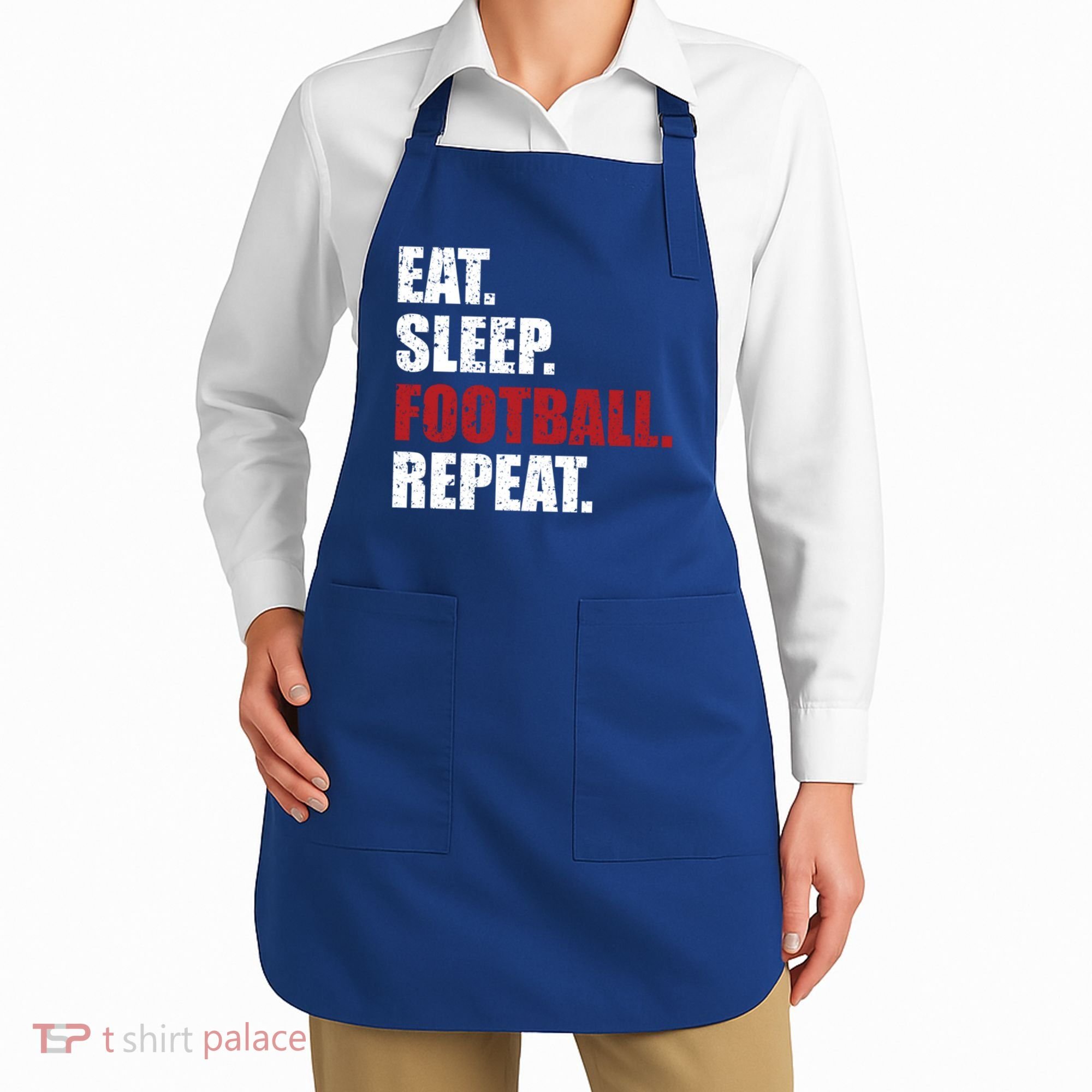 Eat Sleep Football Repeat Gift Apron