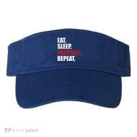 Eat Sleep Football Repeat Gift Visor thumb 0