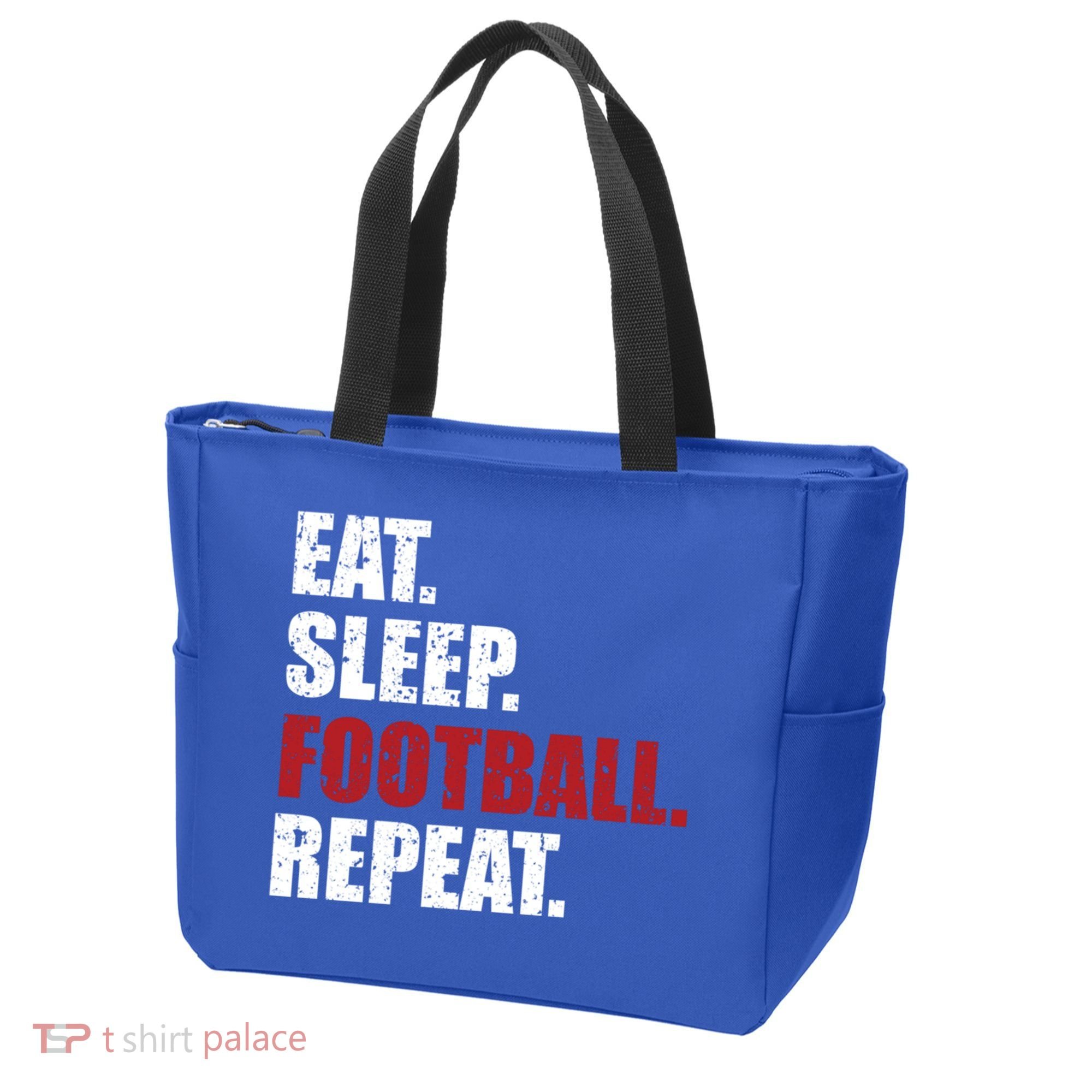Eat Sleep Football Repeat Gift Tote Bag