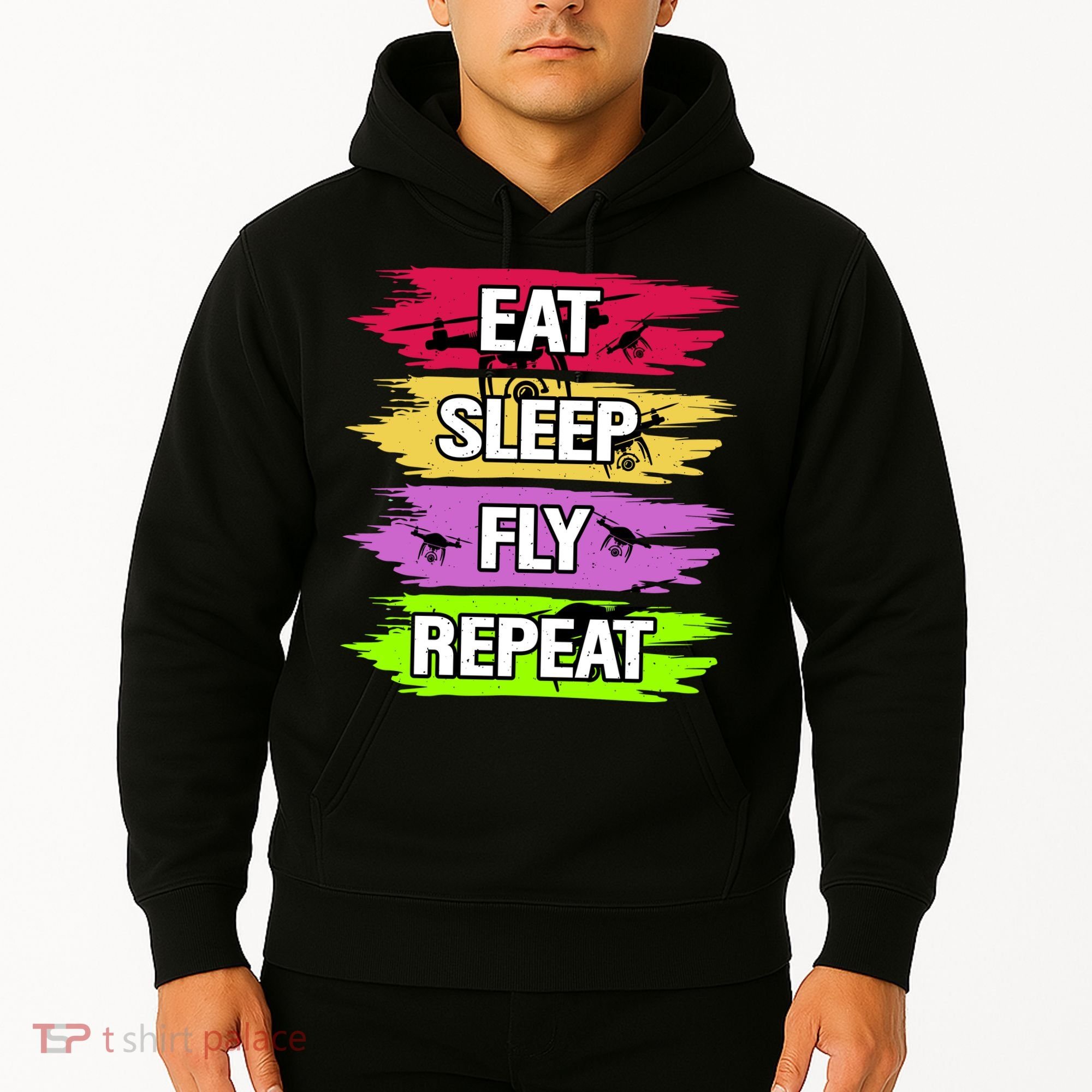 Eat Sleep Fly Repeat Hoodie