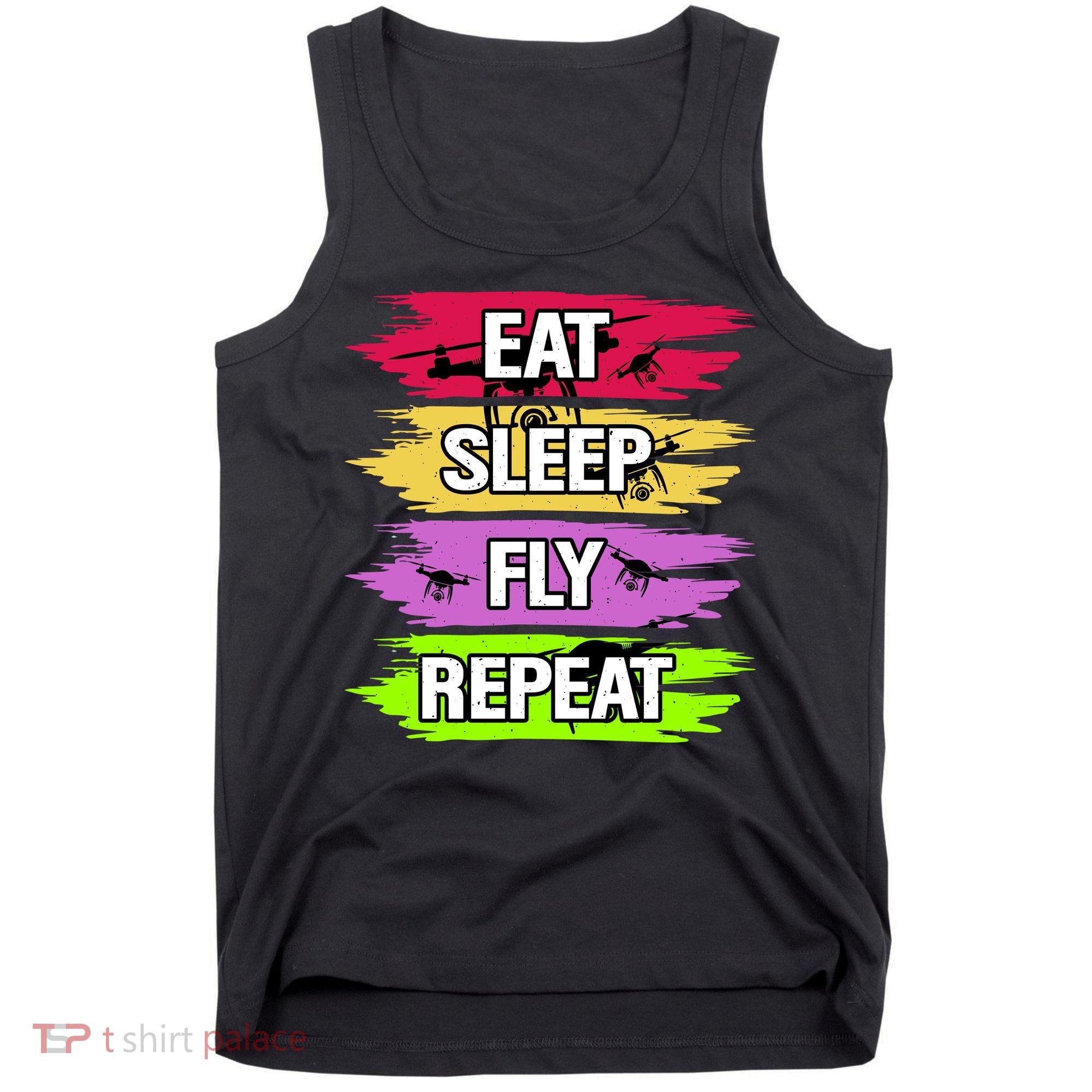 Eat Sleep Fly Repeat Tank Top