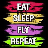 Eat Sleep Fly Repeat Tank Top thumb 6