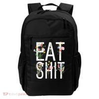 Eat Shit Flowers Floral Backpack thumb 0