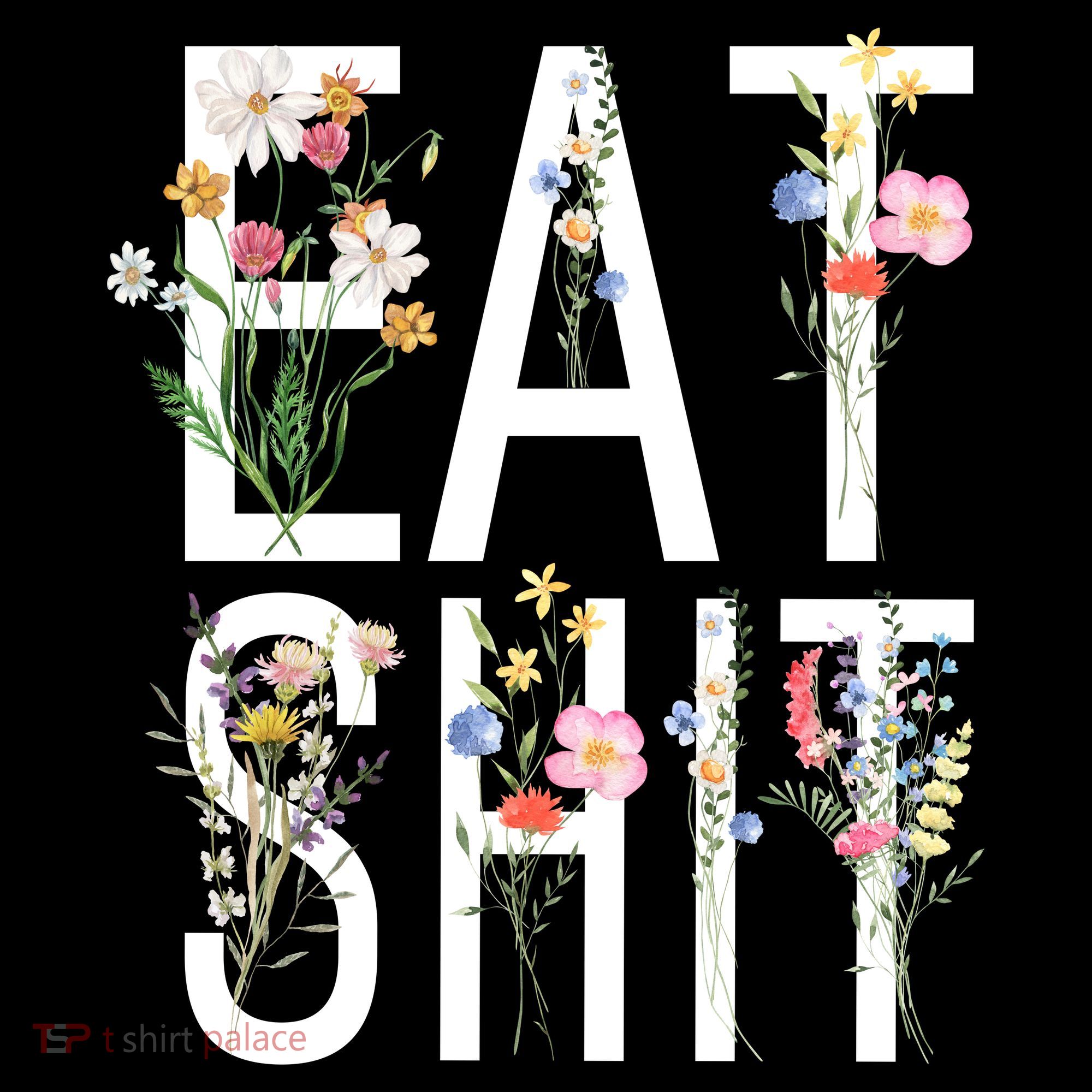 Eat Shit Flowers Floral Women's Hoodie