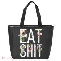 Eat Shit Flowers Floral Tote Bag thumb 0