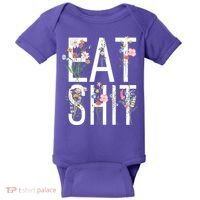 Eat Shit Flowers Floral Baby Bodysuit thumb 0