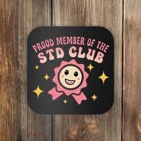 Embarrassing Std Funny Inappropriate Hilarious Adult Humor Coaster thumb 0