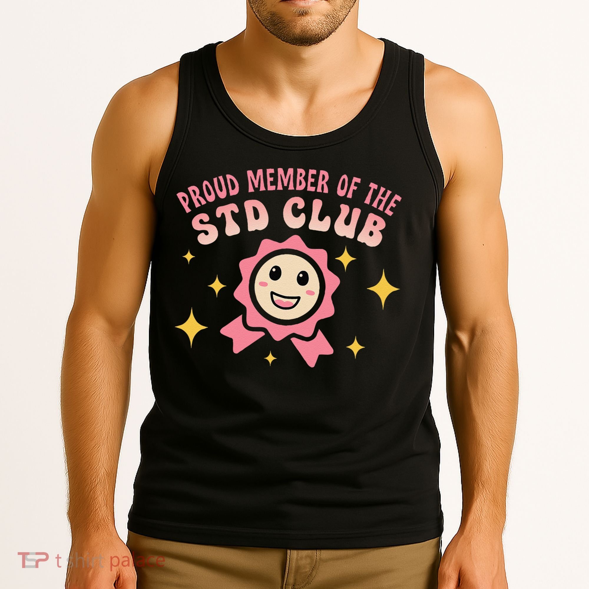 Embarrassing Std Funny Inappropriate Hilarious Adult Humor Tank Top