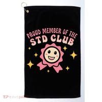 Embarrassing Std Funny Inappropriate Hilarious Adult Humor Golf Towel thumb 0