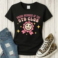 Embarrassing Std Funny Inappropriate Hilarious Adult Humor Women's T-Shirt thumb 3