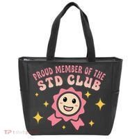 Embarrassing Std Funny Inappropriate Hilarious Adult Humor Tote Bag thumb 0
