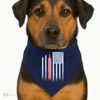 Empire State Flag USA-Made Doggie Bandana thumb 1