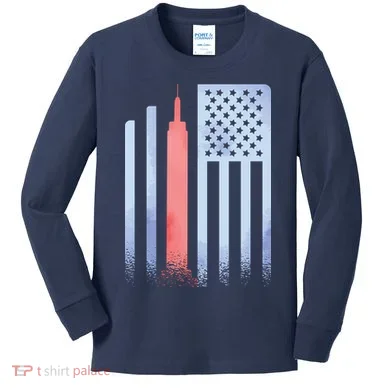 Empire State Flag Kids Long Sleeve Shirt