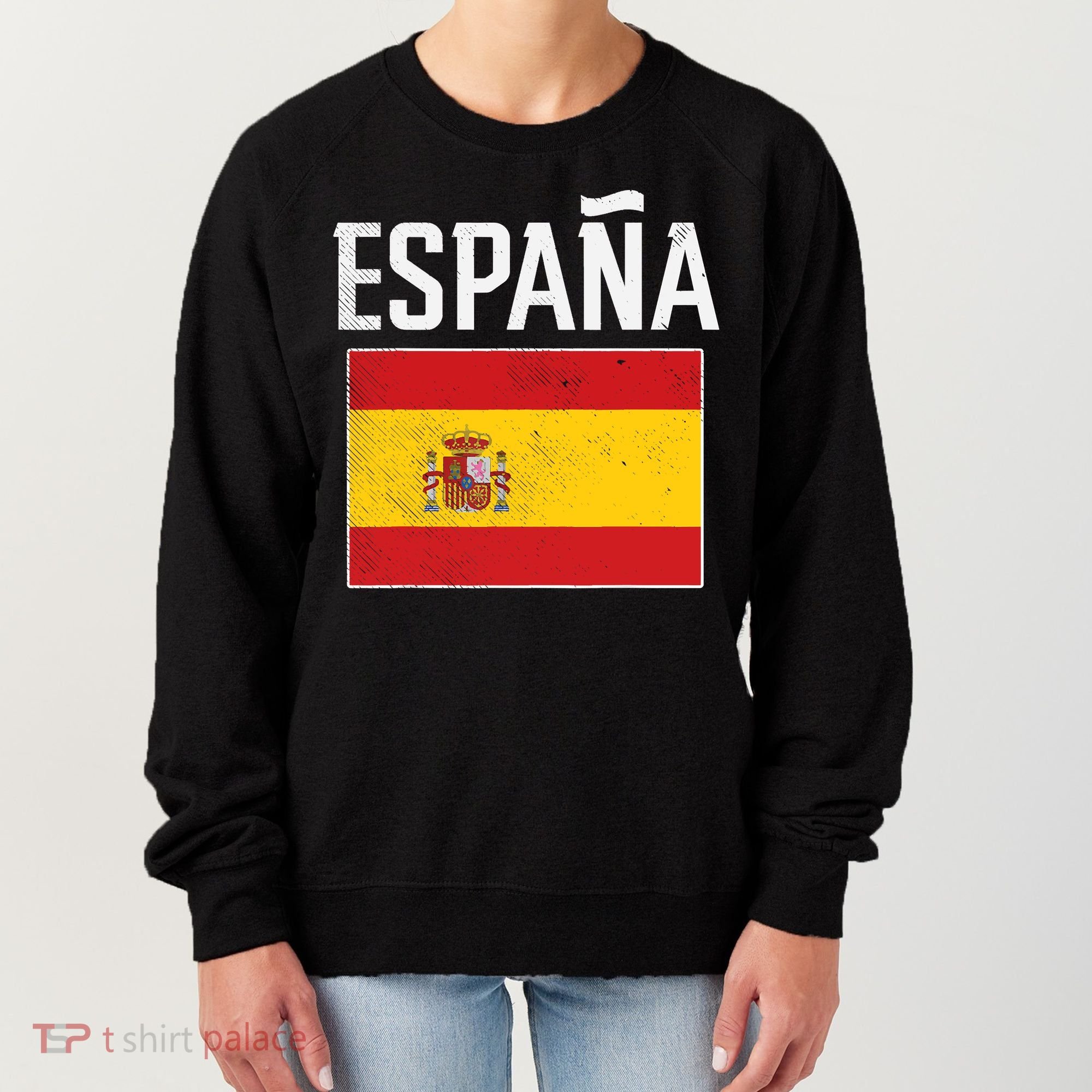 Espana Spain Flag Spanish Soccer Women's Sweatshirt