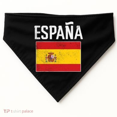Espana Spain Flag Spanish Soccer USA-Made Doggie Bandana