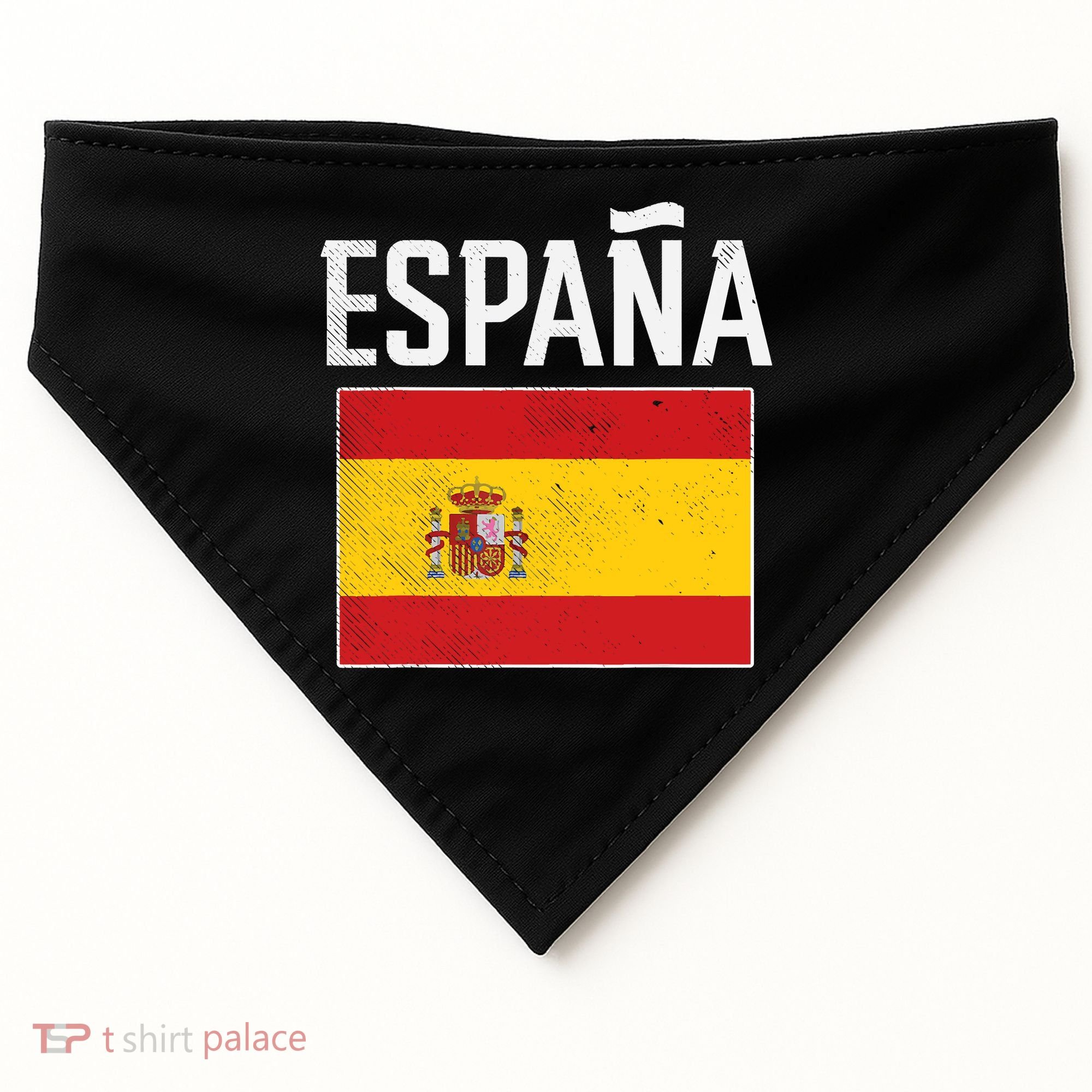 Espana Spain Flag Spanish Soccer USA-Made Doggie Bandana