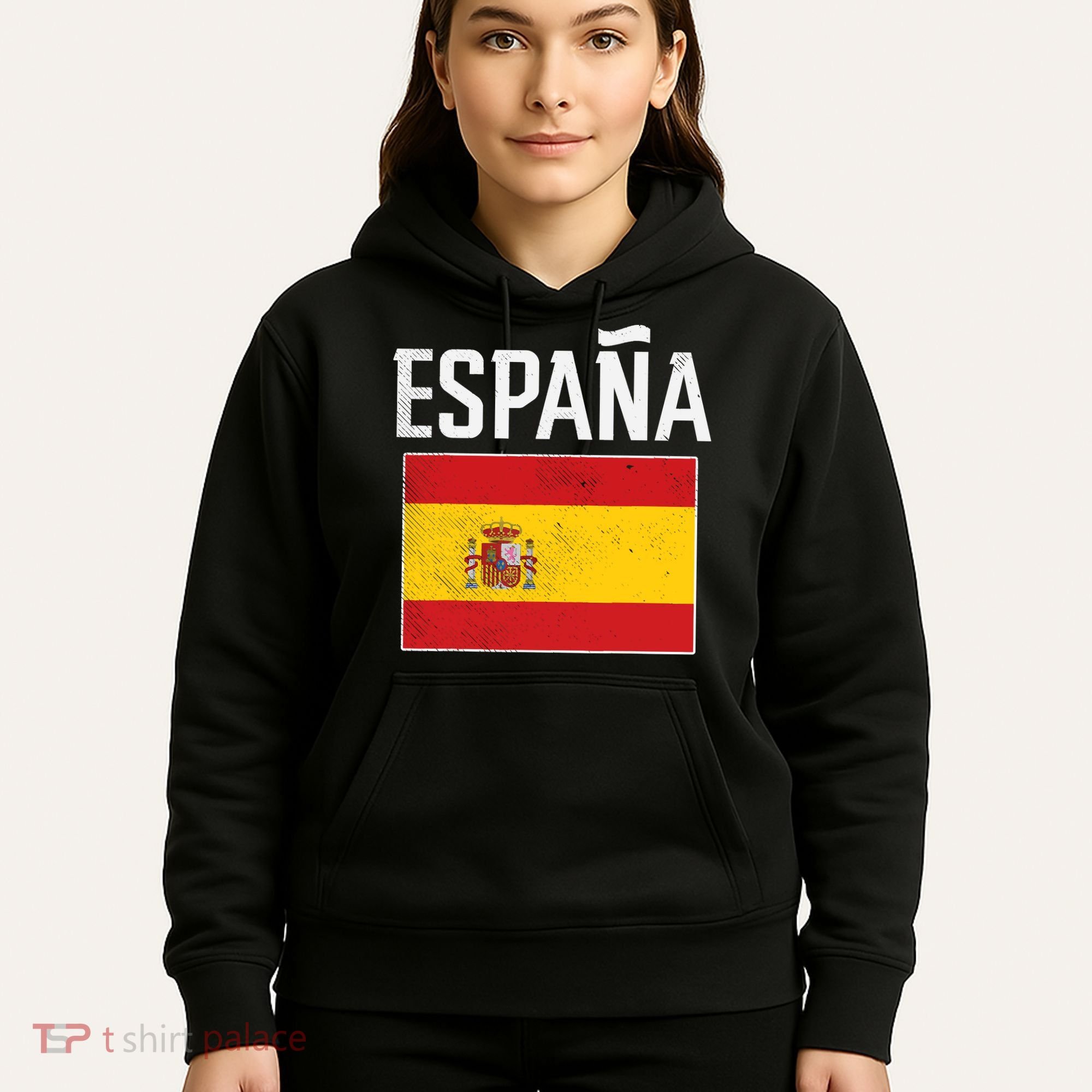 Espana Spain Flag Spanish Soccer Hoodie