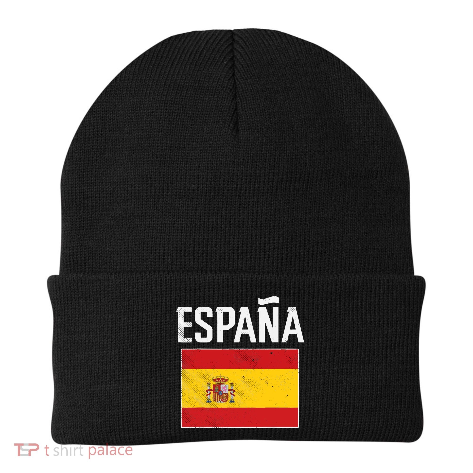 Espana Spain Flag Spanish Soccer Beanie