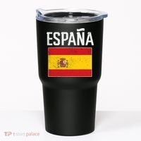 Espana Spain Flag Spanish Soccer Tumbler thumb 0