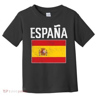Espana Spain Flag Spanish Soccer Toddler T-Shirt