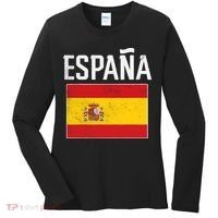 Espana Spain Flag Spanish Soccer Women's Long Sleeve Shirt thumb 0