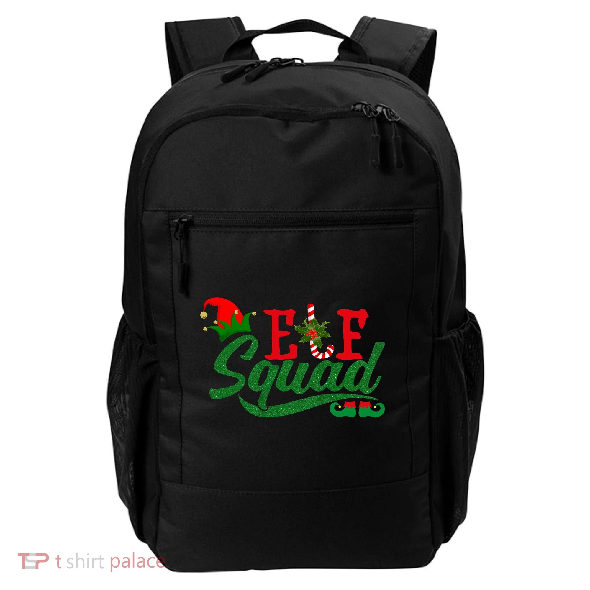 Elf Squad Festive Cute Christmas Backpack