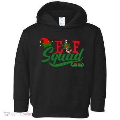 Elf Squad Festive Cute Christmas Toddler Hoodie