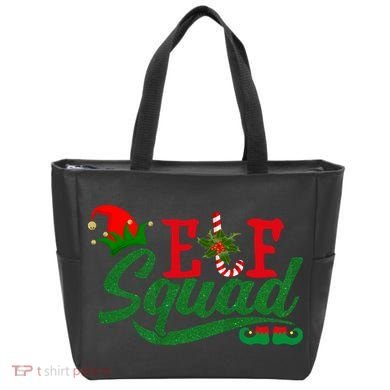 Elf Squad Festive Cute Christmas Tote Bag