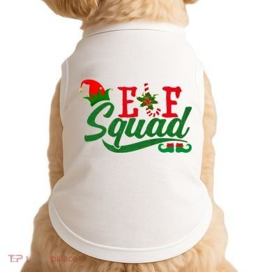 Elf Squad Festive Cute Christmas Doggie Tank