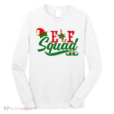 Elf Squad Festive Cute Christmas Long Sleeve Shirt