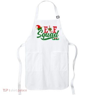 Elf Squad Festive Cute Christmas Apron
