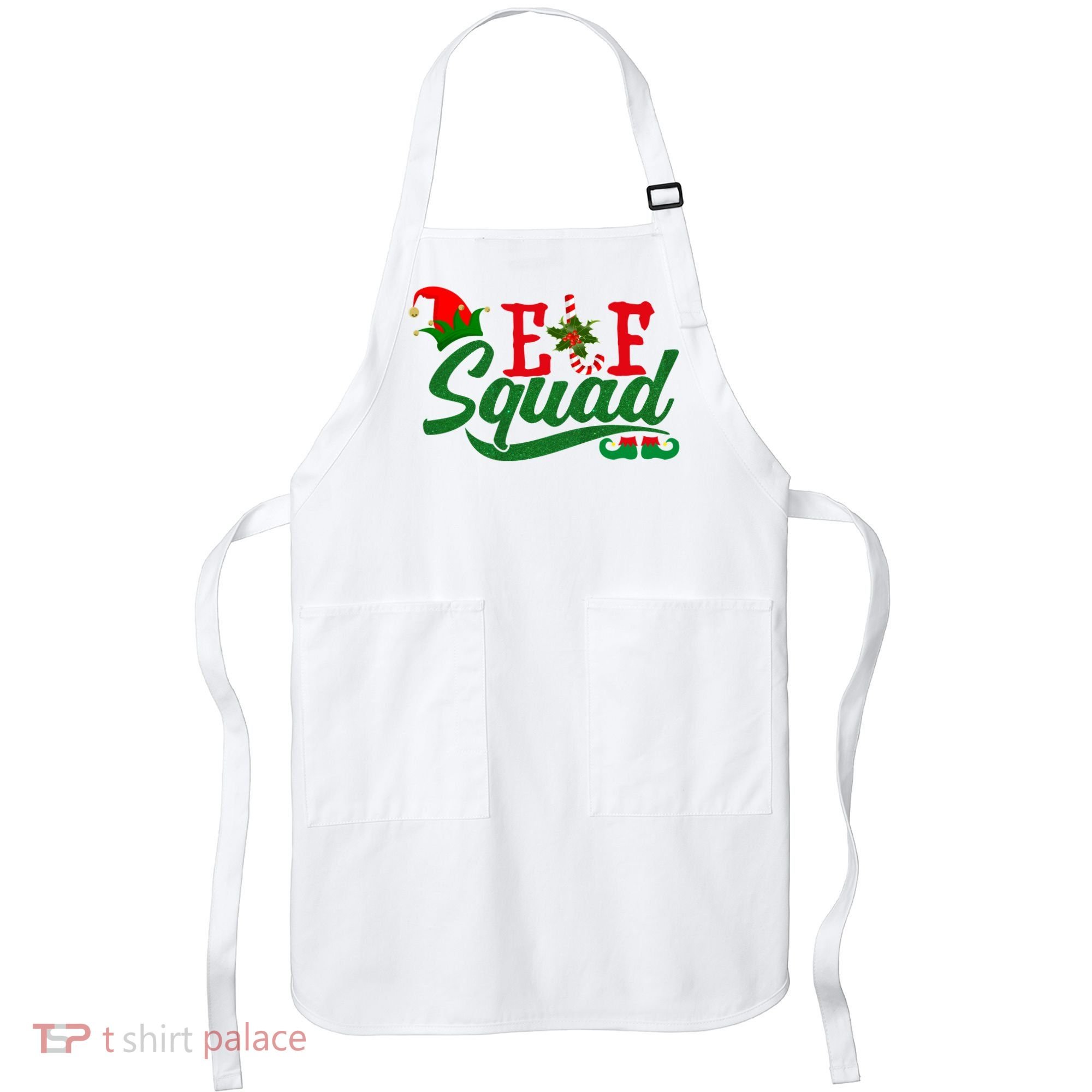 Elf Squad Festive Cute Christmas Apron