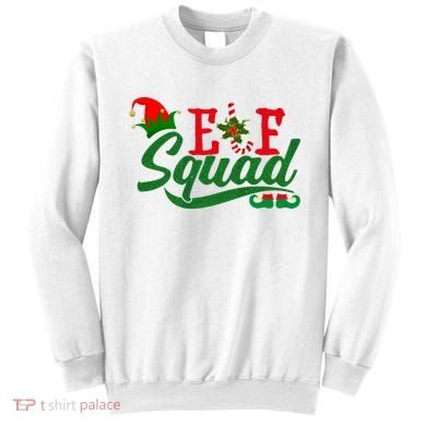 Elf Squad Festive Cute Christmas Sweatshirt